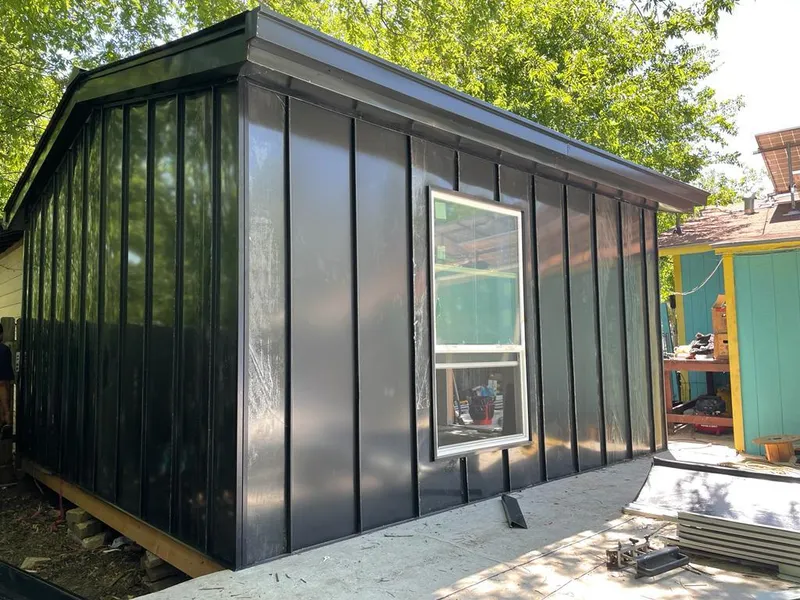 Black standing seam metal wall panels for Roof Inspection in Hobe Sound